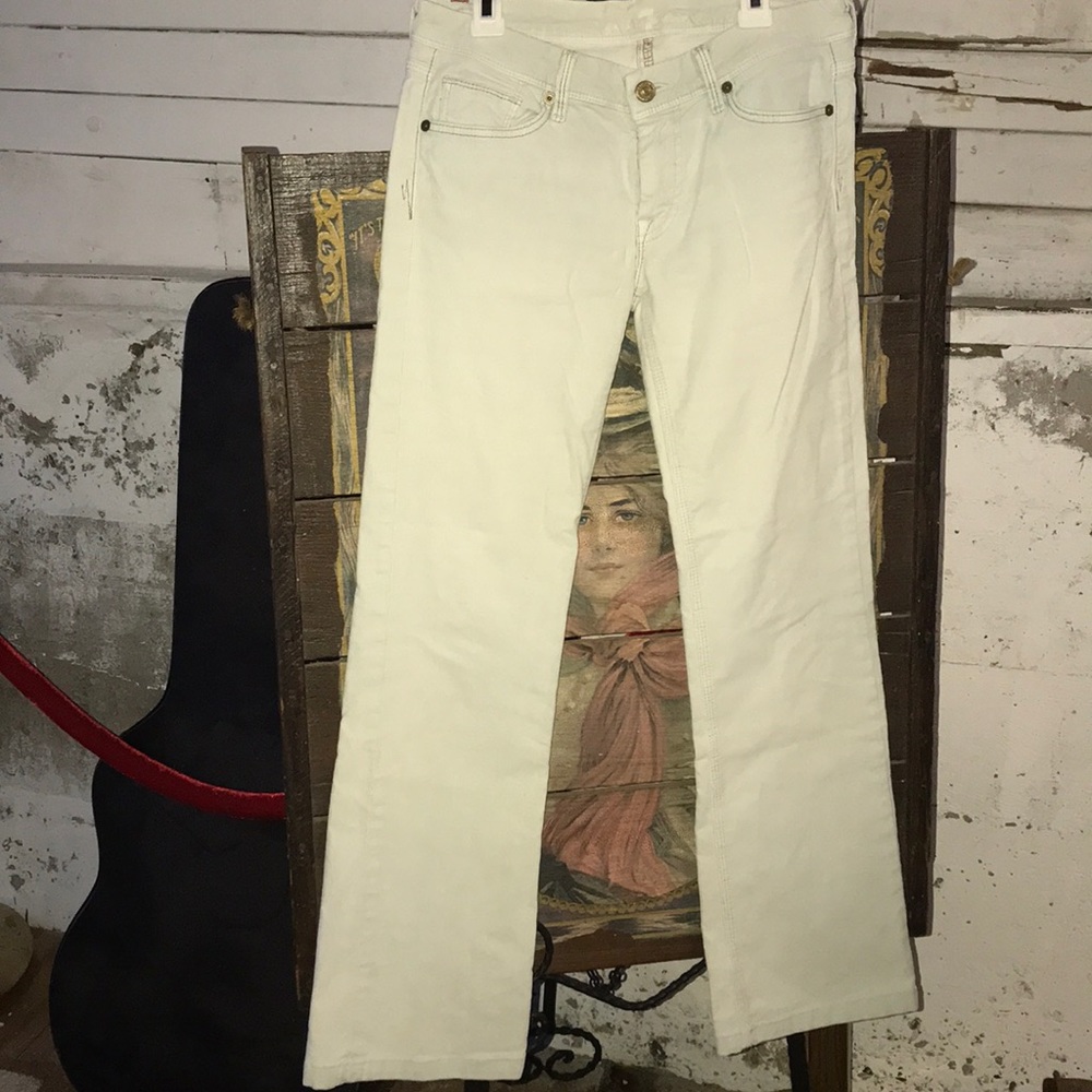 Corduroy studded pants